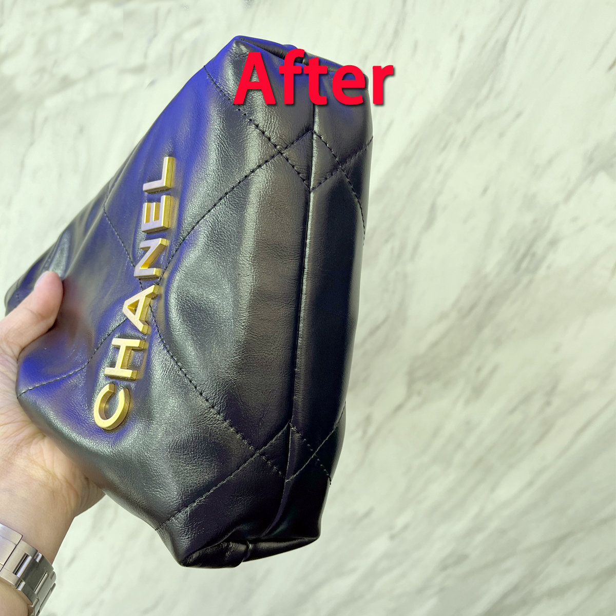 Chanel手袋修復完成恢復皮革質感