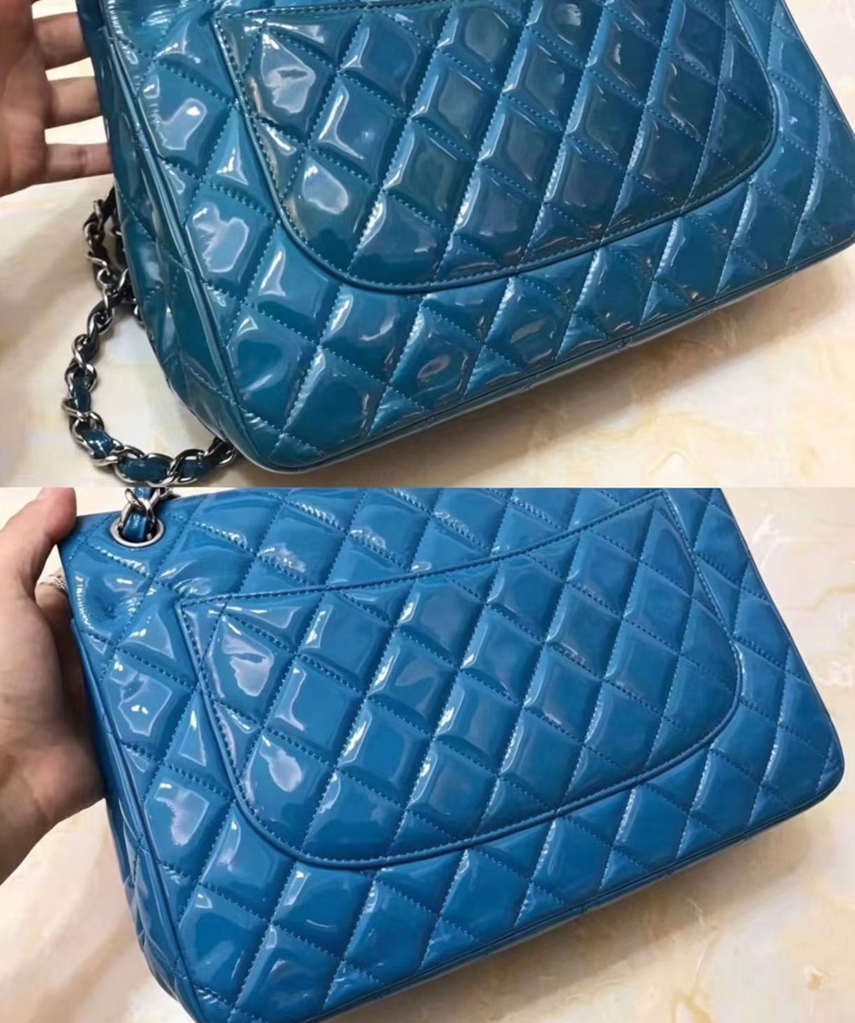 漆皮黐手處理案例