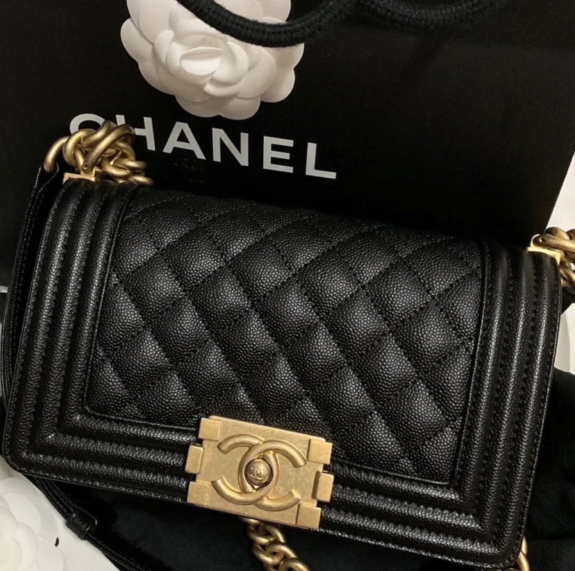 CHANEL 手袋皮質細節